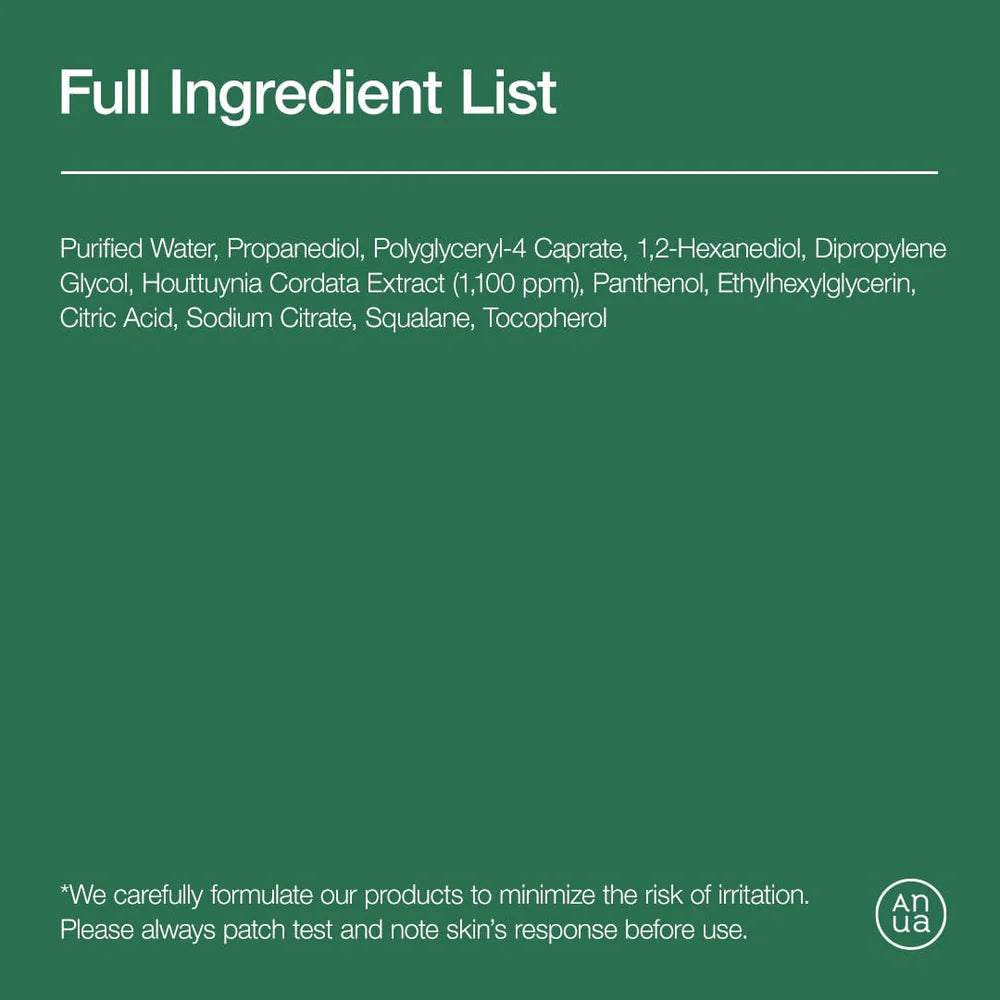 ANUA Heartleaf Low pH Deep Cleansing Water ANUA