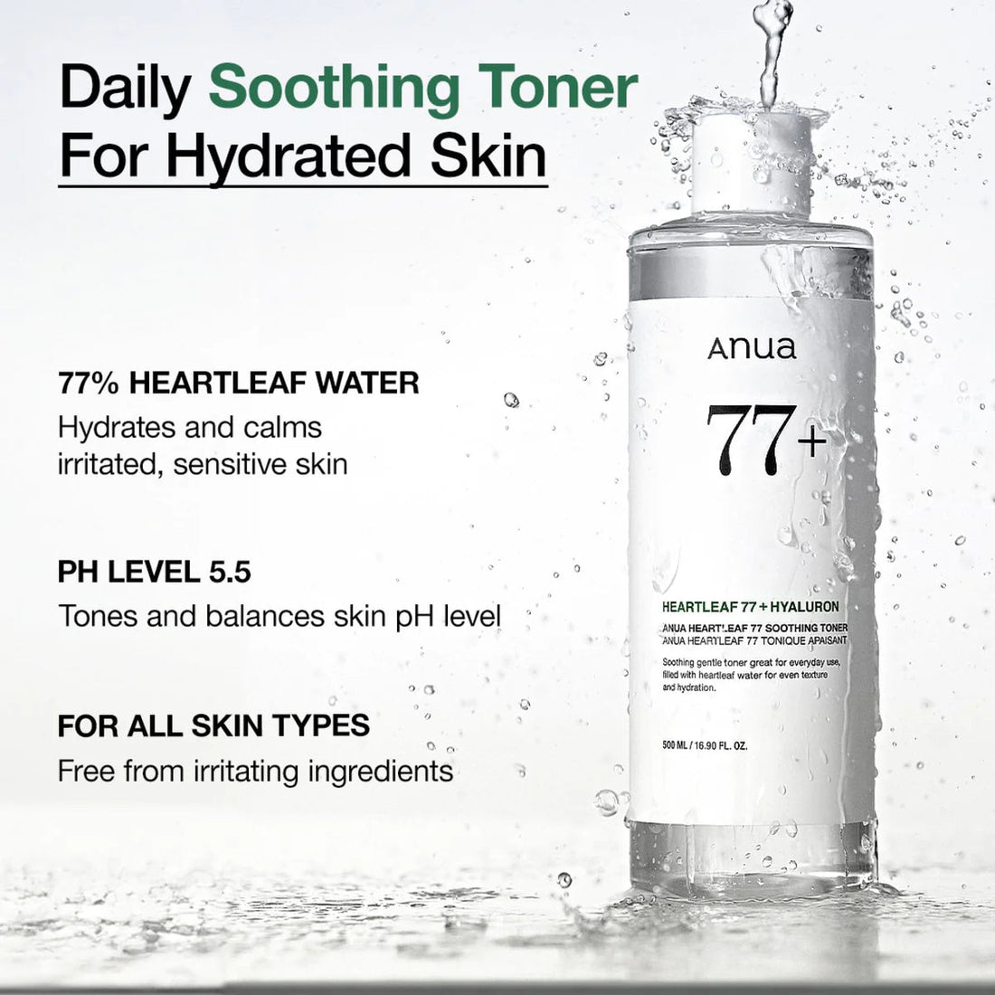 ANUA Heartleaf 77% Soothing Toner (250 ML) ANUA