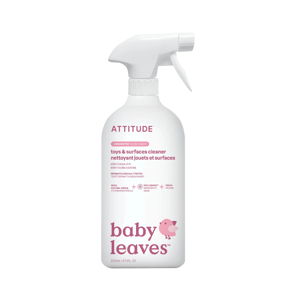 ATTITUDE Baby Leaves Household Speelgoedreiniger parfumvrij (800 ML) Attitude