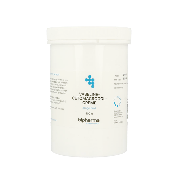 Bipharma Vaselinecetomacrogolcreme (500 GR) Bipharma