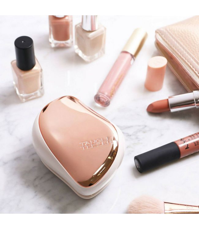 Tangle Teezer Compact Styler Rose Gold Cream Tangle Teezer
