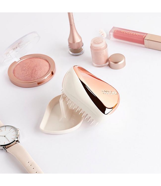 Tangle Teezer Compact Styler Rose Gold Cream Tangle Teezer