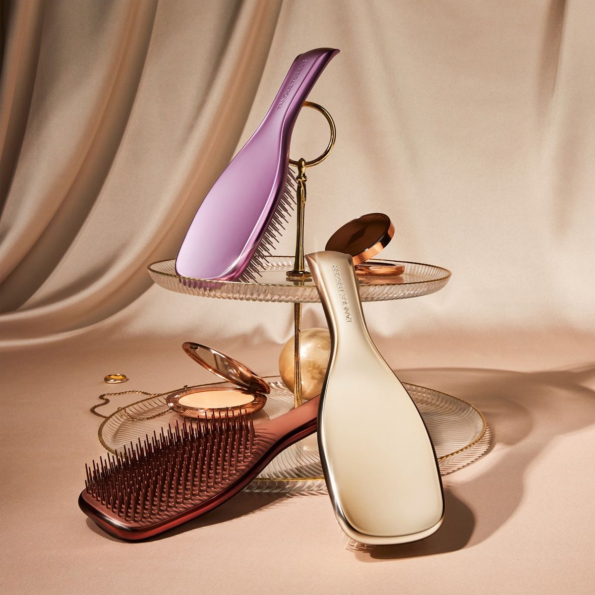 Tangle Teezer The Ultimate Detangler Chrome Chocolate Bronze Tangle Teezer