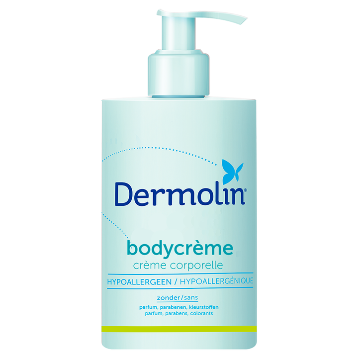 Dermolin bodycrème parfumvrij, verzorgend voor de droge en gevoelige huid