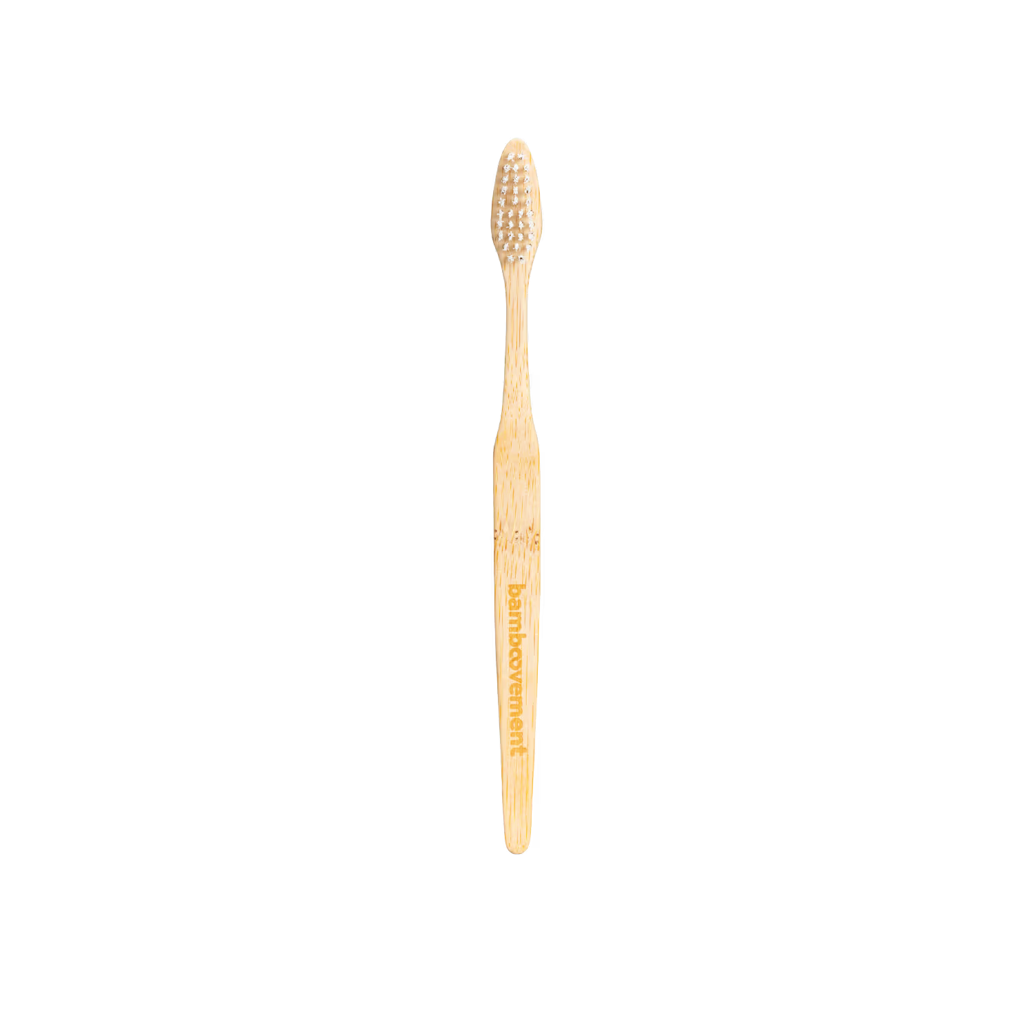 Bamboovement Bamboe tandenborstel Medium White (1 ST) Bamboovement