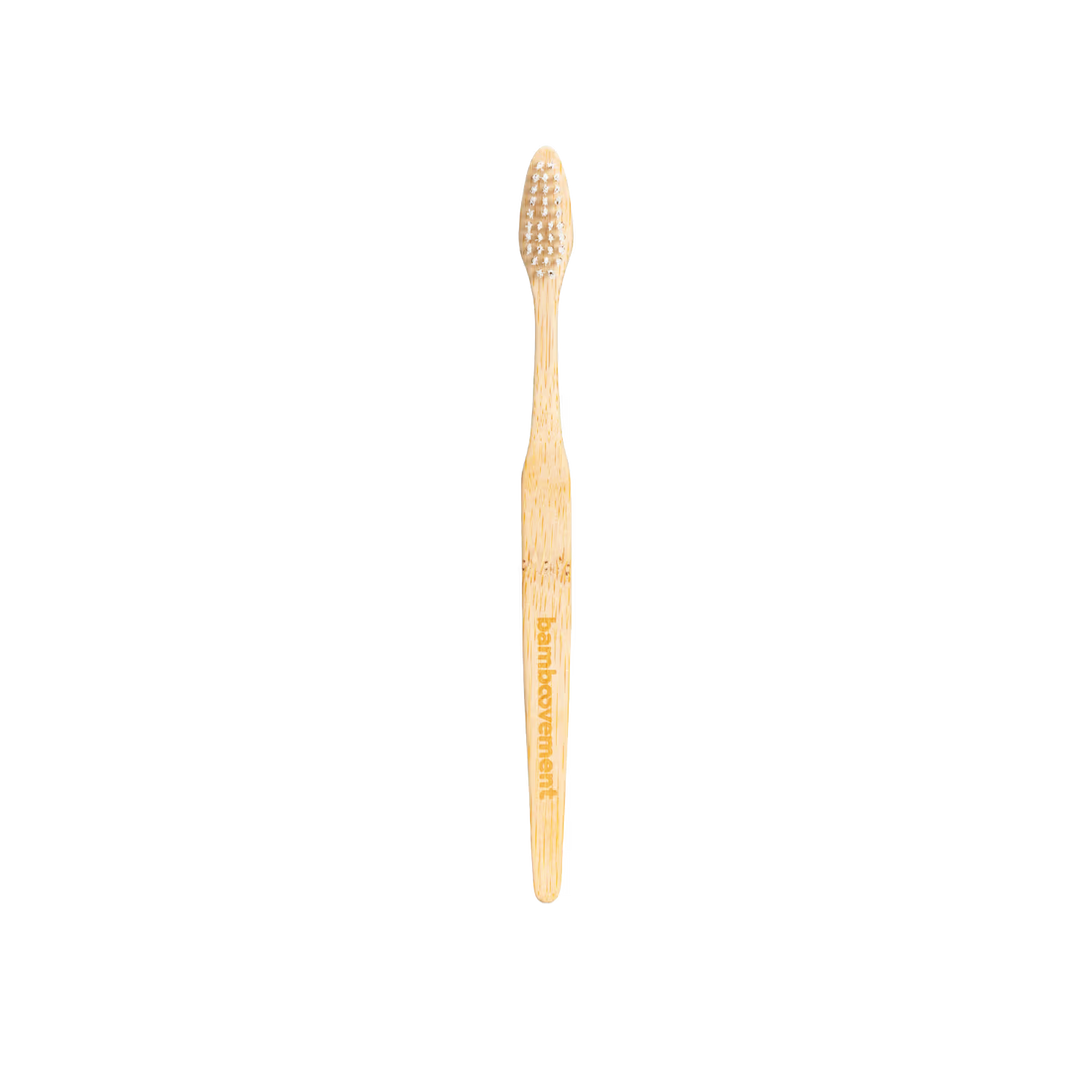 Bamboovement Bamboe tandenborstel Medium White (1 ST) Bamboovement