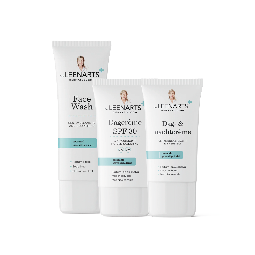 Drs Leenarts Skincare routine - Normale en Gevoelige huid Drs. Leenarts