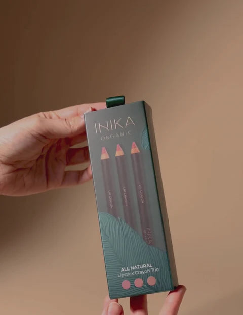 INIKA Organic All Natural Lipstick Crayon Trio INIKA Organic