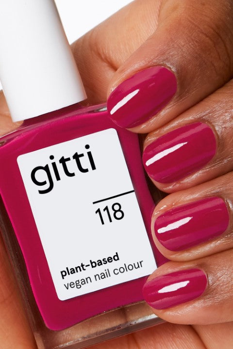 GITTI Nagellak no. 118 Raspberry Red GITTI