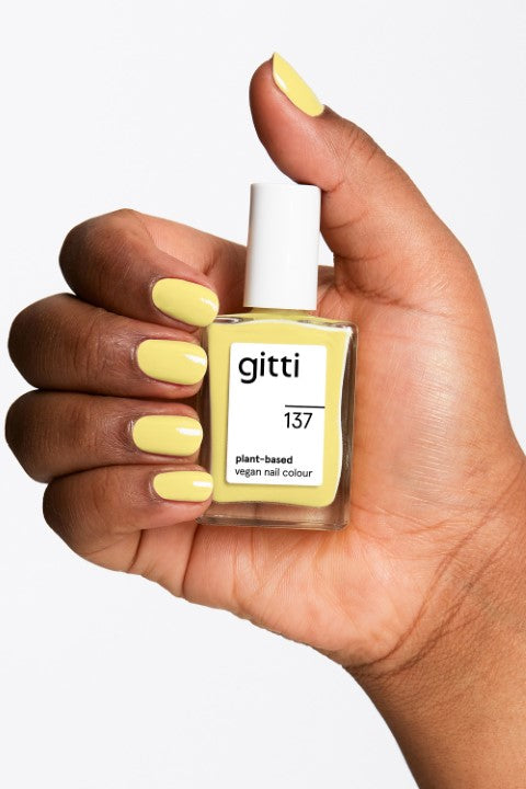 GITTI Nagellak no. 137 Uplifting Yellow GITTI