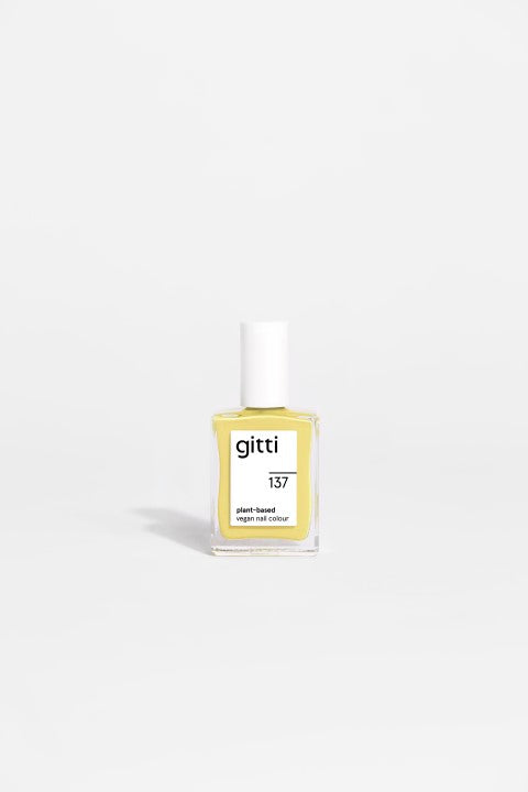 GITTI Nagellak no. 137 Uplifting Yellow GITTI