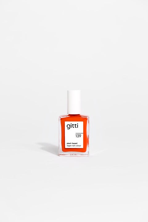 GITTI Nagellak no. 139 Fiery Orange Red GITTI