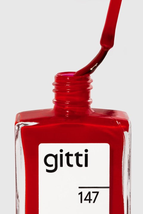 GITTI Nagellak no. 147 Real Red GITTI