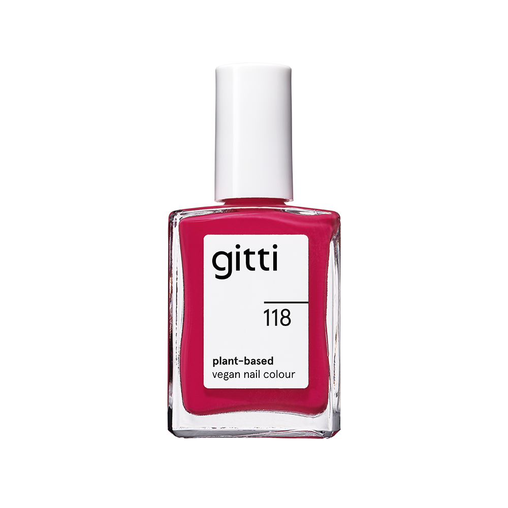 GITTI Nagellak no. 118 Raspberry Red GITTI