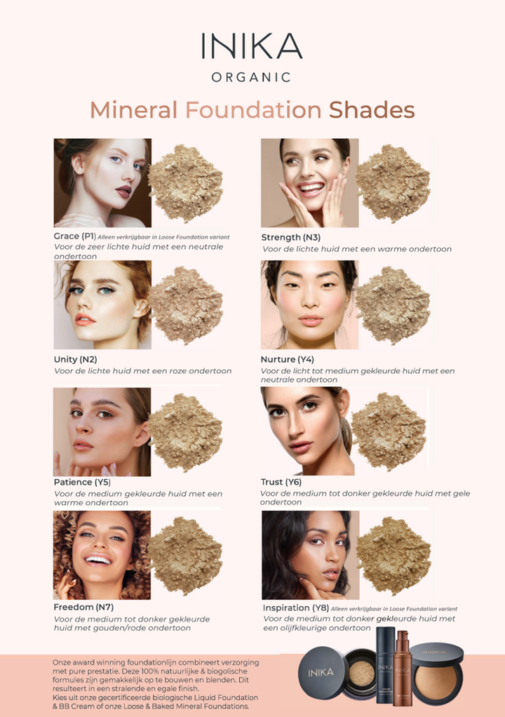 INIKA Organic Baked Mineral Foundation - Strength 8g