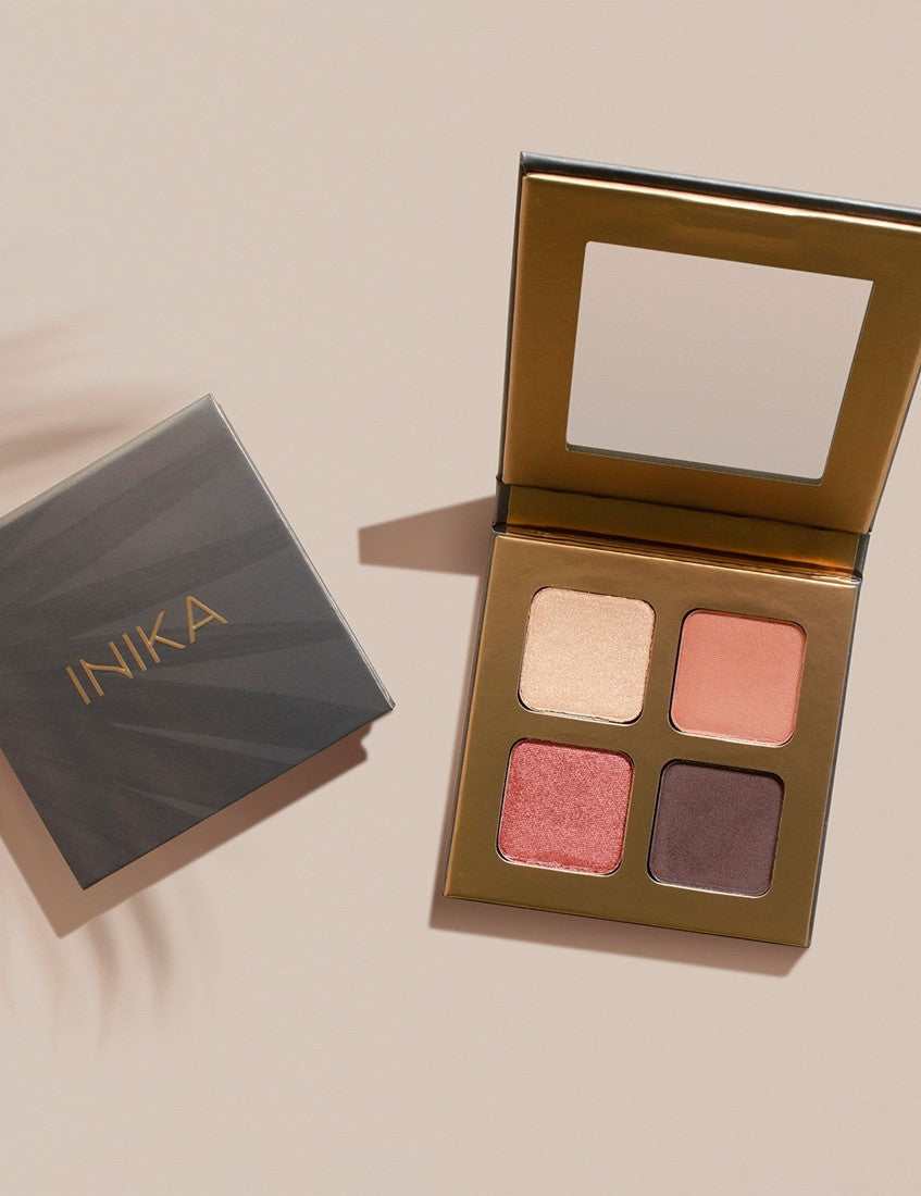 INIKA Organic Eyeshadow Quad - Flowers 8g INIKA Organic