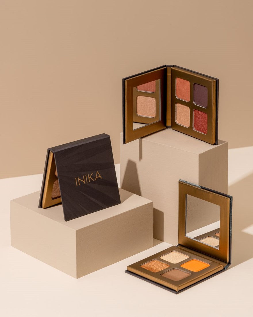 INIKA Organic Eyeshadow Quad - Flowers 8g INIKA Organic
