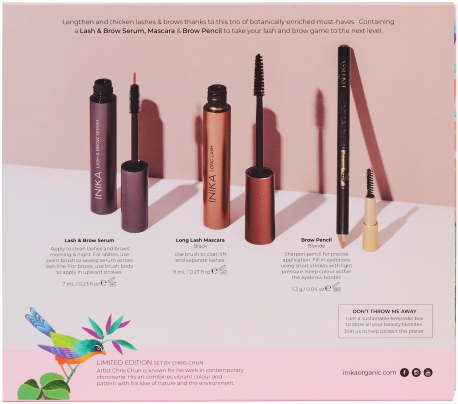 INIKA Lash & Brow Set – Brunette INIKA Organic