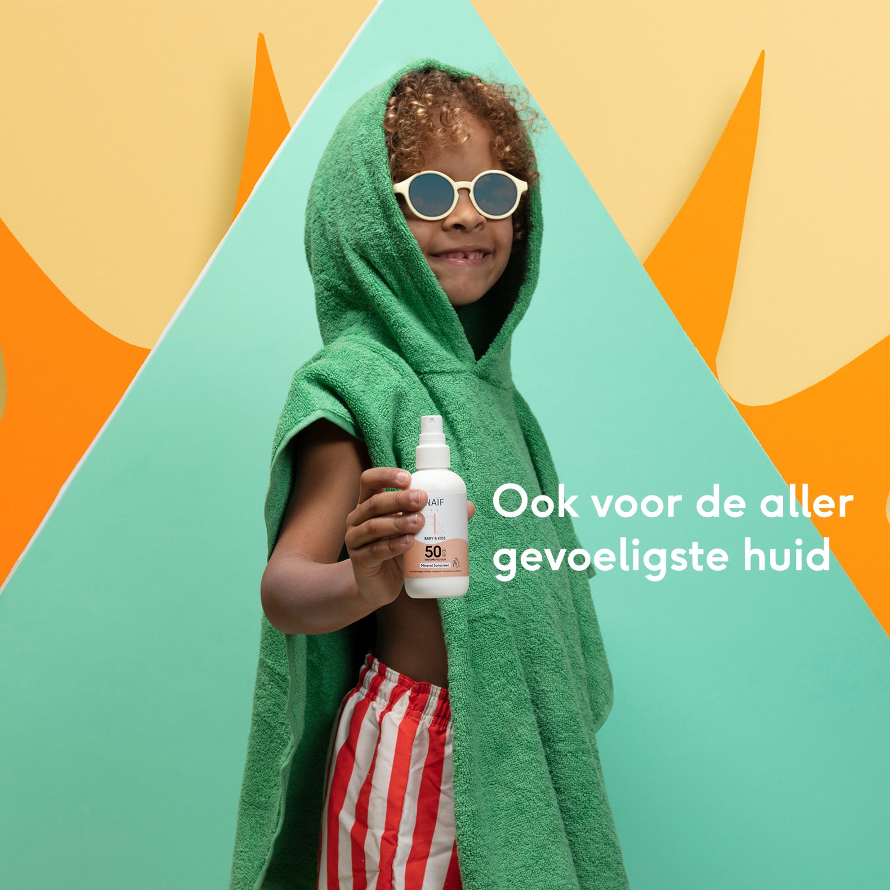 Naif zonnebrand parfumvrij ook voor de aller gevoeligste huid