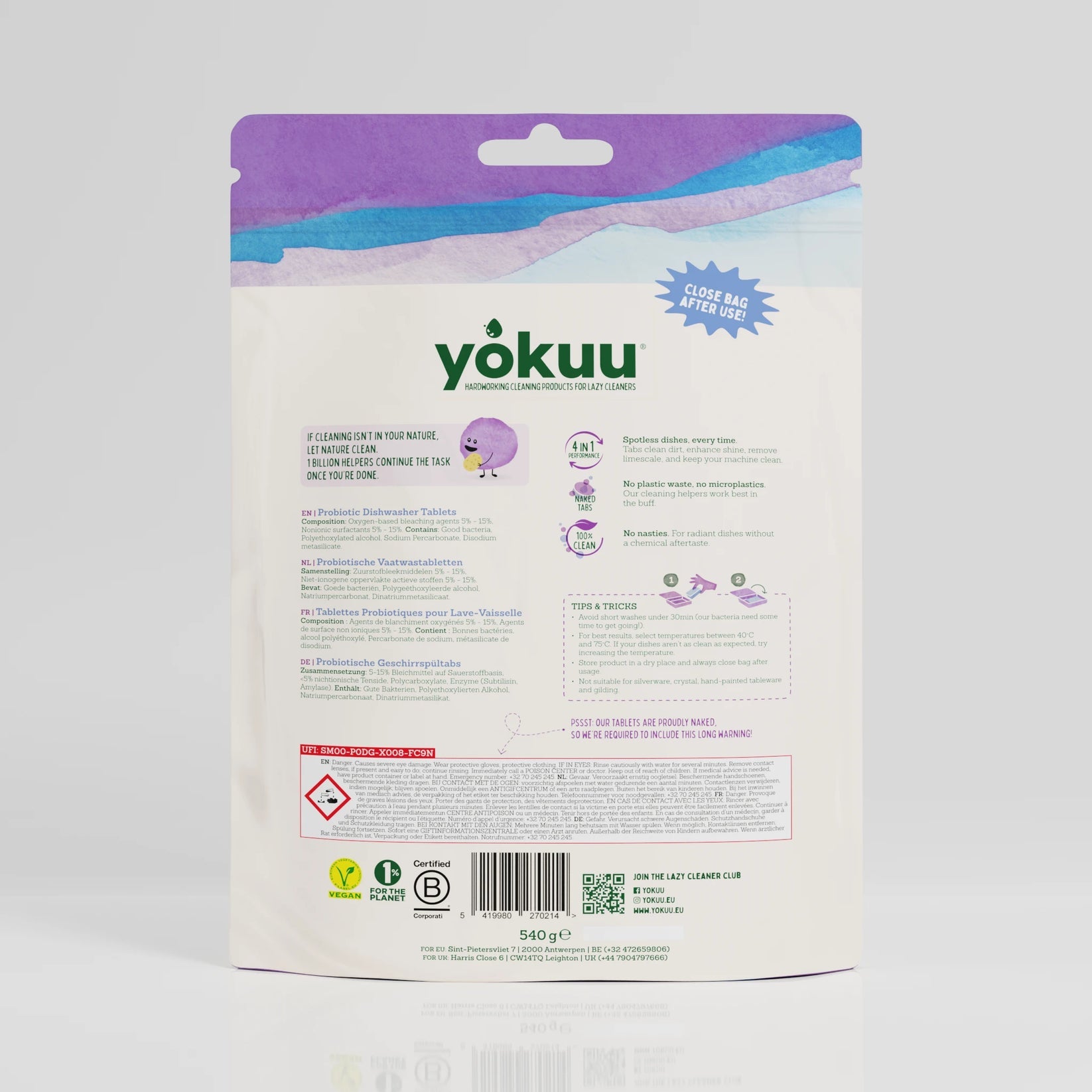 Yokuu Vaatwastabletten (30 ST)