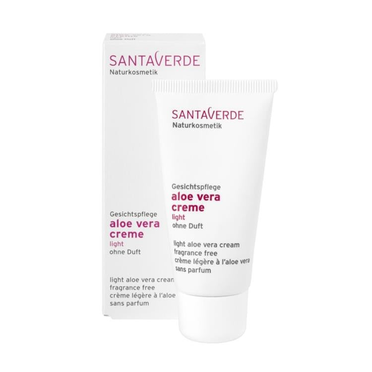 Parfumvrije medium crème van Santaverde met aloë vera voor de gevoelige huid
