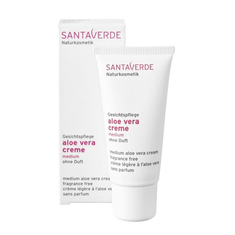 Parfumvrije gel van Santaverde met pure aloë vera, hydraterend voor de gevoelige huid