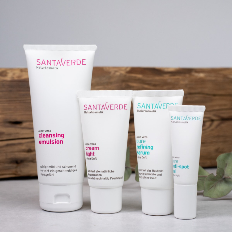 Parfumvrije oogcrème van Santaverde met aloë vera voor de gevoelige huid rondom de ogen