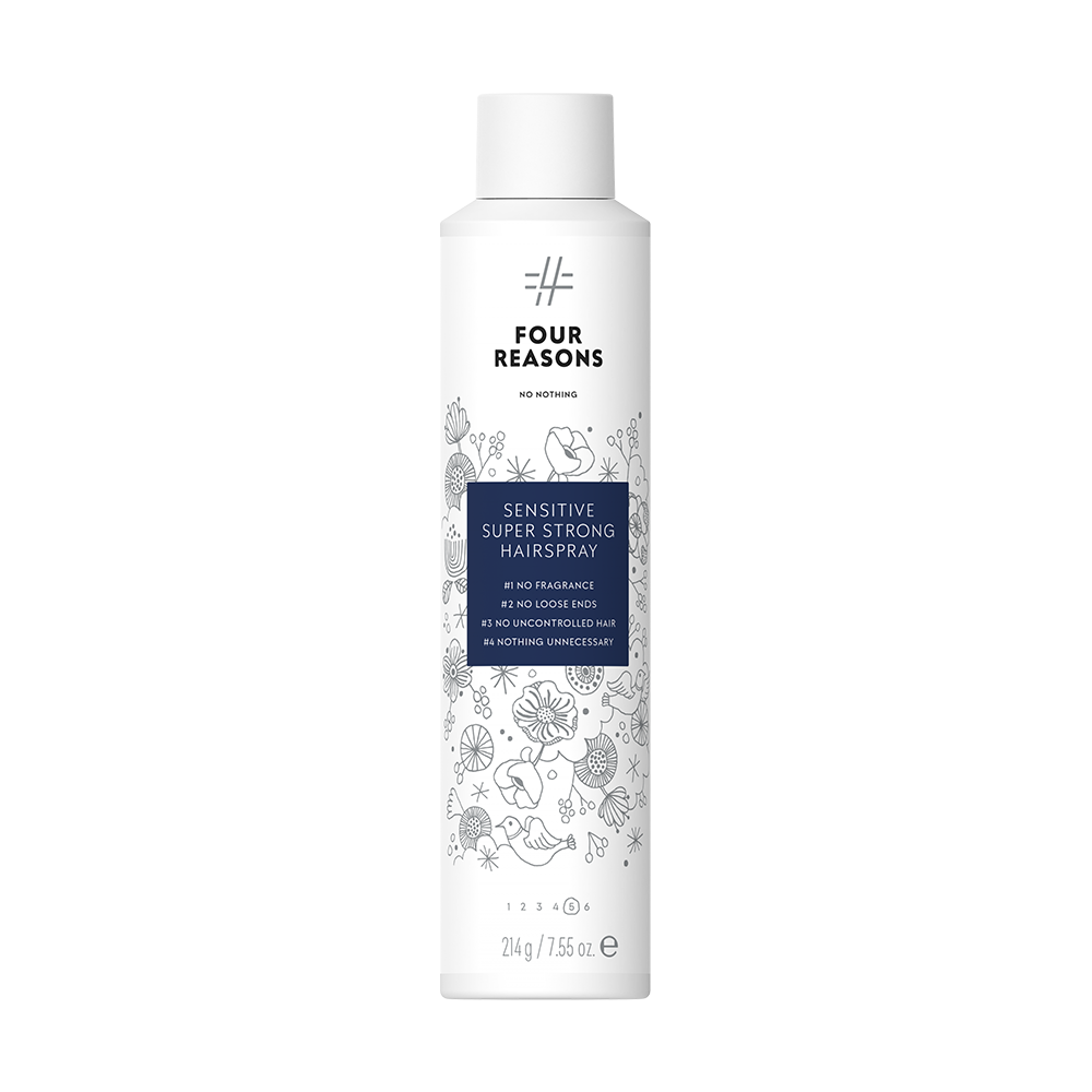 Four Reasons No Nothing Sensitive Super Strong Hairspray (300 ML)