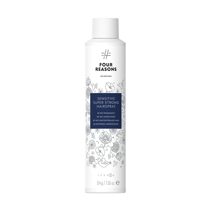 Four Reasons No Nothing Sensitive Super Strong Hairspray (300 ML)
