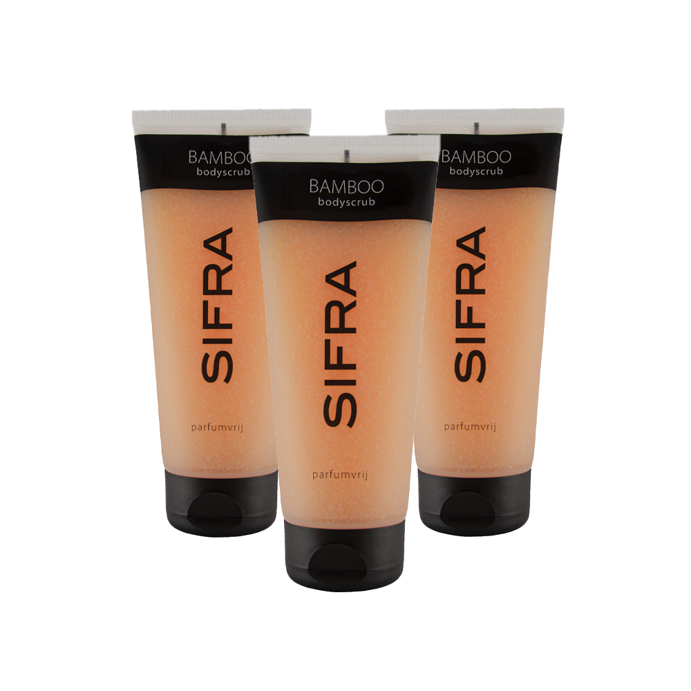 Sifra Bodyscrub Bamboo (3x200 ML) Sifra