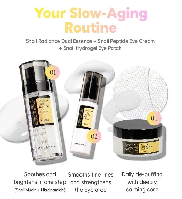 COSRX Snail Mucin Skincare routine - Anti age COSRX